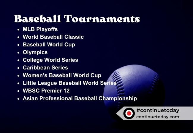Tournaments of Baseball