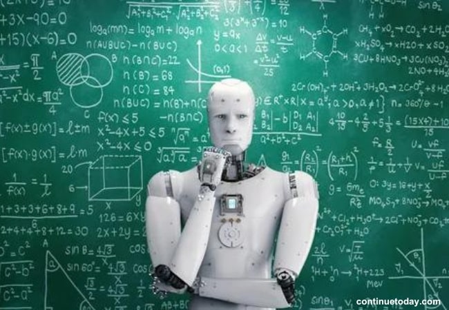 AI robot thinking and solving issue