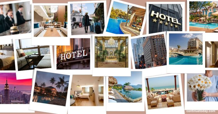 A bunch of New York hotel's images