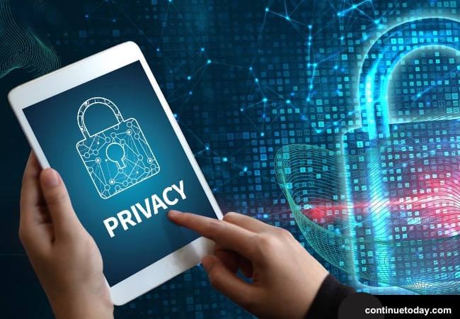 human hand holding device with privacy for Virtual Reality 