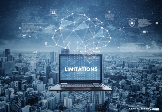 laptop showing Limitations of Cloud Solutions