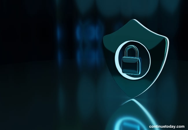 Lock on the security badge indicating Edge Computing for Safety