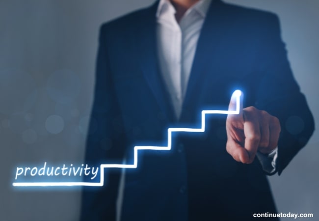 Human hand indicating Edge Computing Increases Productivity