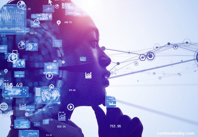 lady with Intelligence in IoT