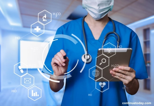 doctor using IoT device for Medical Treatment