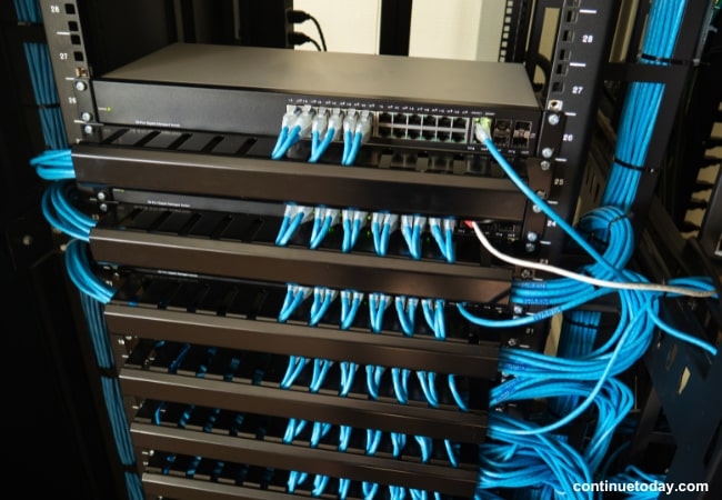 Wired data center for IoT