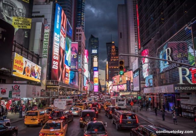 Times Square in NYC