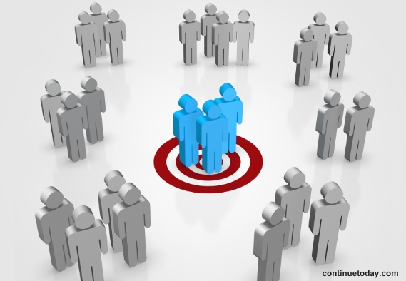 from a group of symbolized people partner with key people in market that are highlighted  